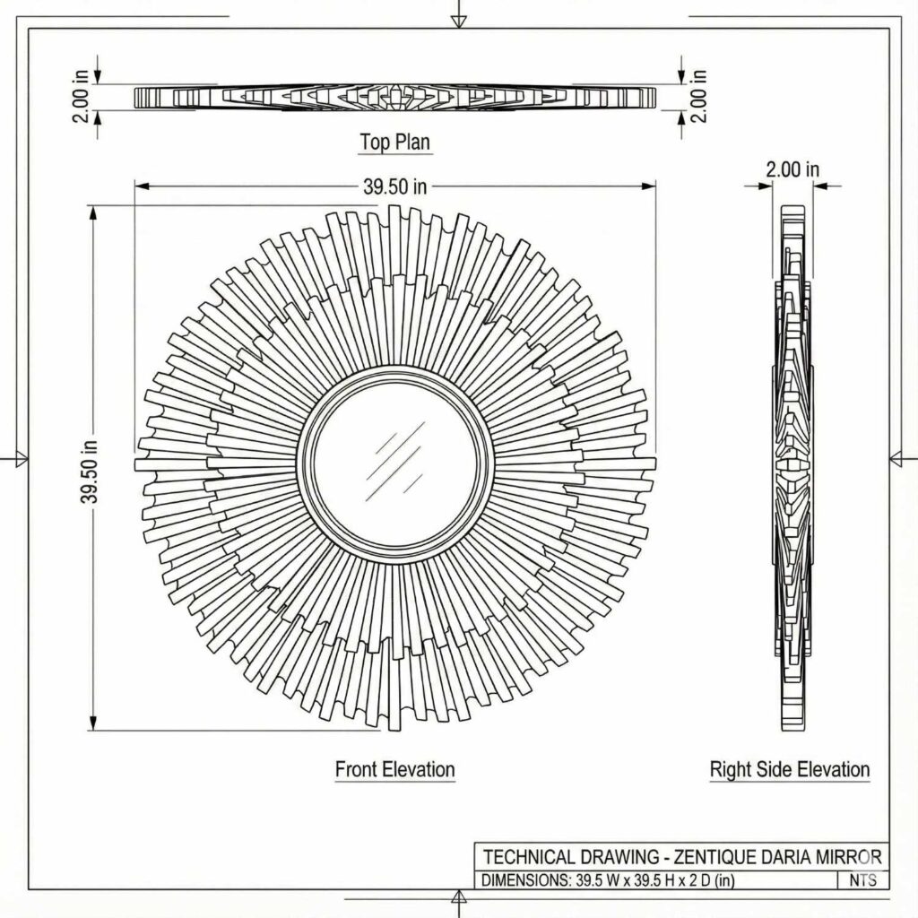 Zentique - Daria Mirror