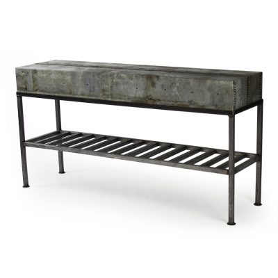 Zentique - Burke Patched Recycled Metal Console