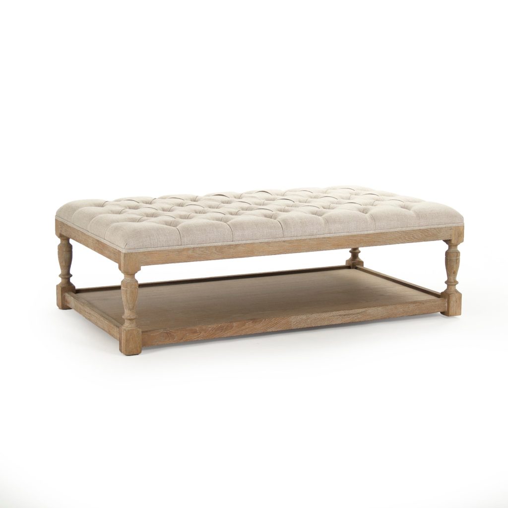 Zentique - Rectangular Tufted Ottoman
