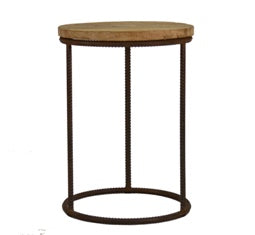 Zentique - Rustique Round Side Table