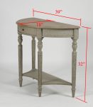 Zentique - Demi Lune Wall Console