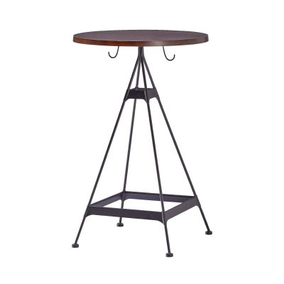 Zentique - Noah Bar Table w Wooden Top