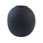 Matte White / Black Vase