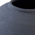 Matte White / Black Vase