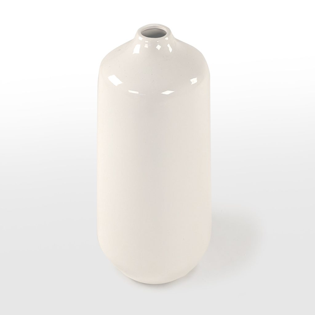 White Glazed Vase