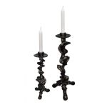 Oly Studio - Klemm Candlesticks Sm Ant Bronze