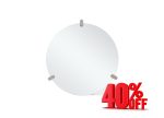 Whiteline - Anaconda Round Mirror