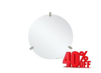 Whiteline - Anaconda Round Mirror