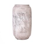 Distressed White Vase