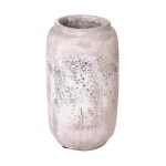 Distressed White Vase