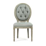 Zentique - Medallion Tufted Back Side Chair