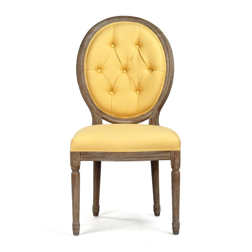 Zentique - Medallion Tufted Back Side Chair
