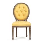 Zentique - Medallion Tufted Back Side Chair