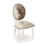 Zentique - Medallion Cowhide Chair B004 302-1 Cow SPBRW
