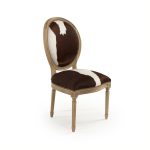 Zentique - Medallion Cowhide Chair B004 E255 Cow BRW
