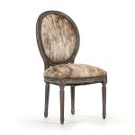 Zentique - Medallion Cowhide Chair B004 E271 Cow EL