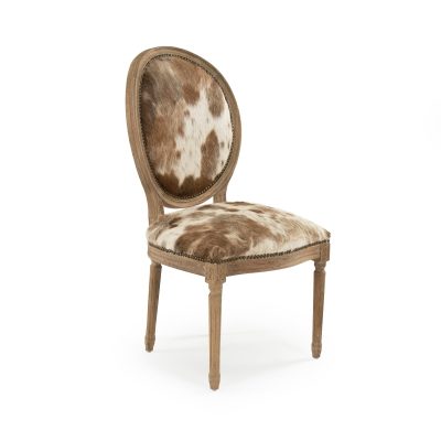 Zentique - Medallion Cowhide Chair B004 E272 Cow SPBRW