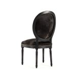 Zentique - Medallion Cowhide Chair B004 301-1 Cow BL