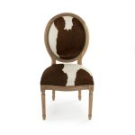 Zentique - Medallion Cowhide Chair B004 E255 Cow BRW