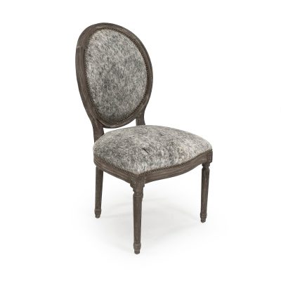 Zentique - Medallion Cowhide Chair B004 E271 Cow SPBL