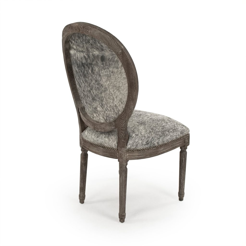 Zentique - Medallion Cowhide Chair B004 E271 Cow SPBL