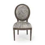 Zentique - Medallion Cowhide Chair B004 E271 Cow SPBL