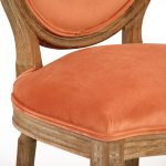 Zentique - Clementine Velvet Medallion Side Chair