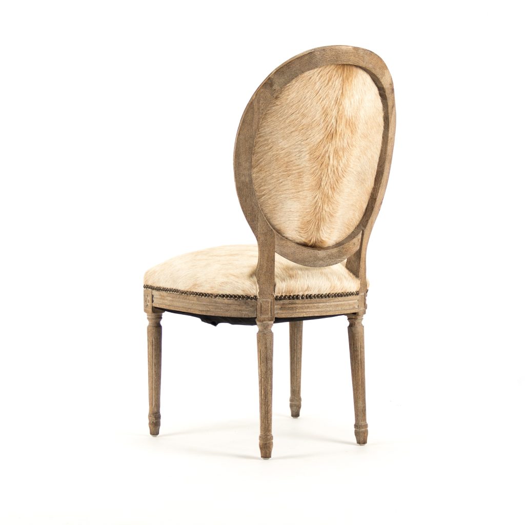 Zentique - Medallion Cowhide Chair B004 E272 Cow B