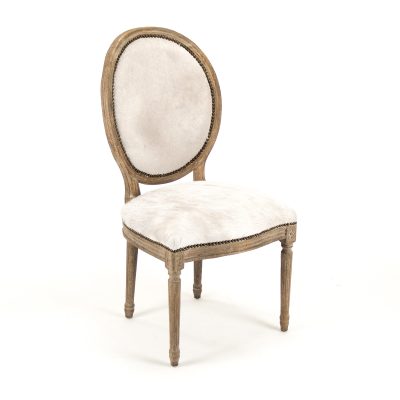 Zentique - Medallion Cowhide Chair B004 E272 Cow W
