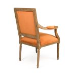 Zentique - Clementine Velvet Louis Arm Chair