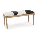 Zentique - Cow Hide Bench B014 E272 Cow SPBW