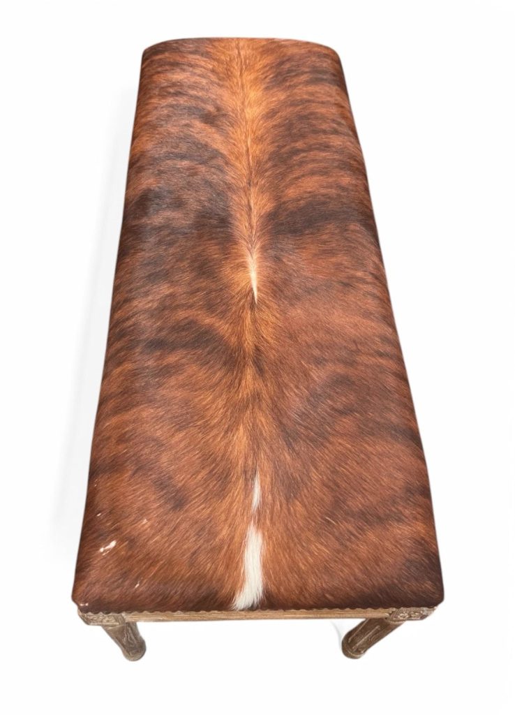 Zentique - Cow Hide Bench B014 E272 Cow EM