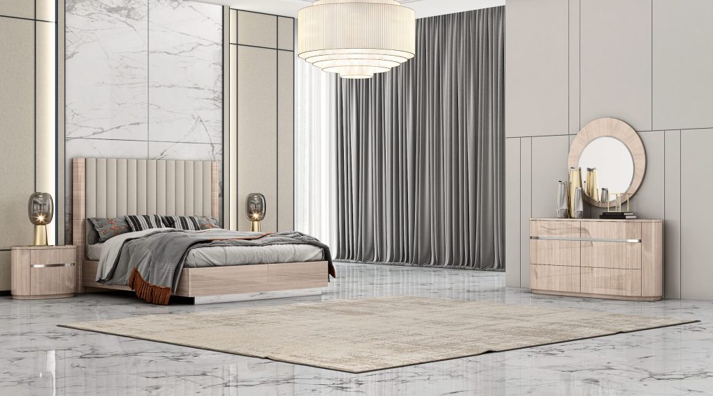 Whiteline - Waves Queen Bed