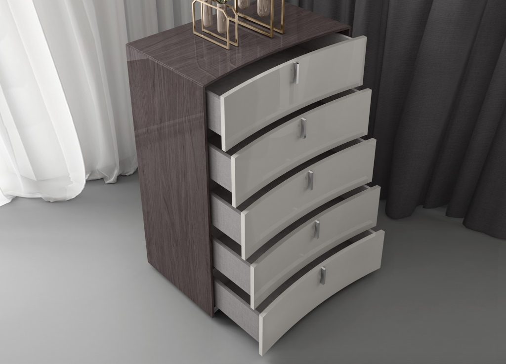 Whiteline - Berlin Chest of Drawers