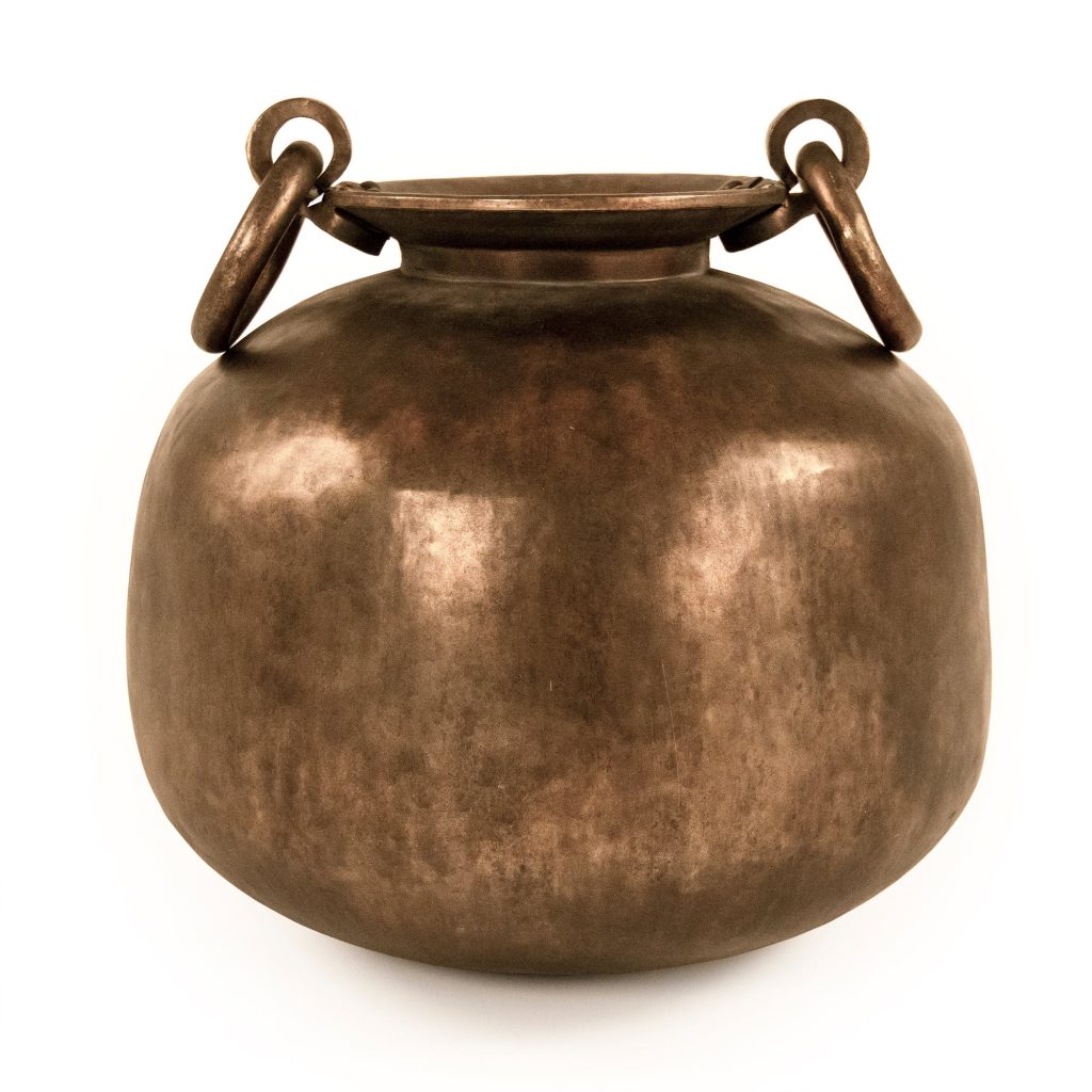 Metal Pot w/ Handles Small
