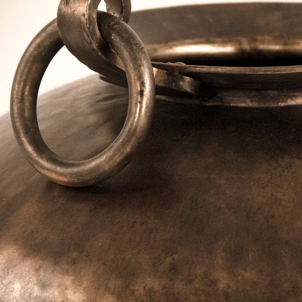 Metal Pot w/ Handles Large