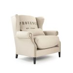 Zentique - Napoleon Half Wingback Chair