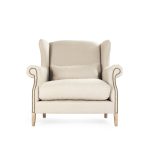Zentique - Napoleon Half Wingback Chair