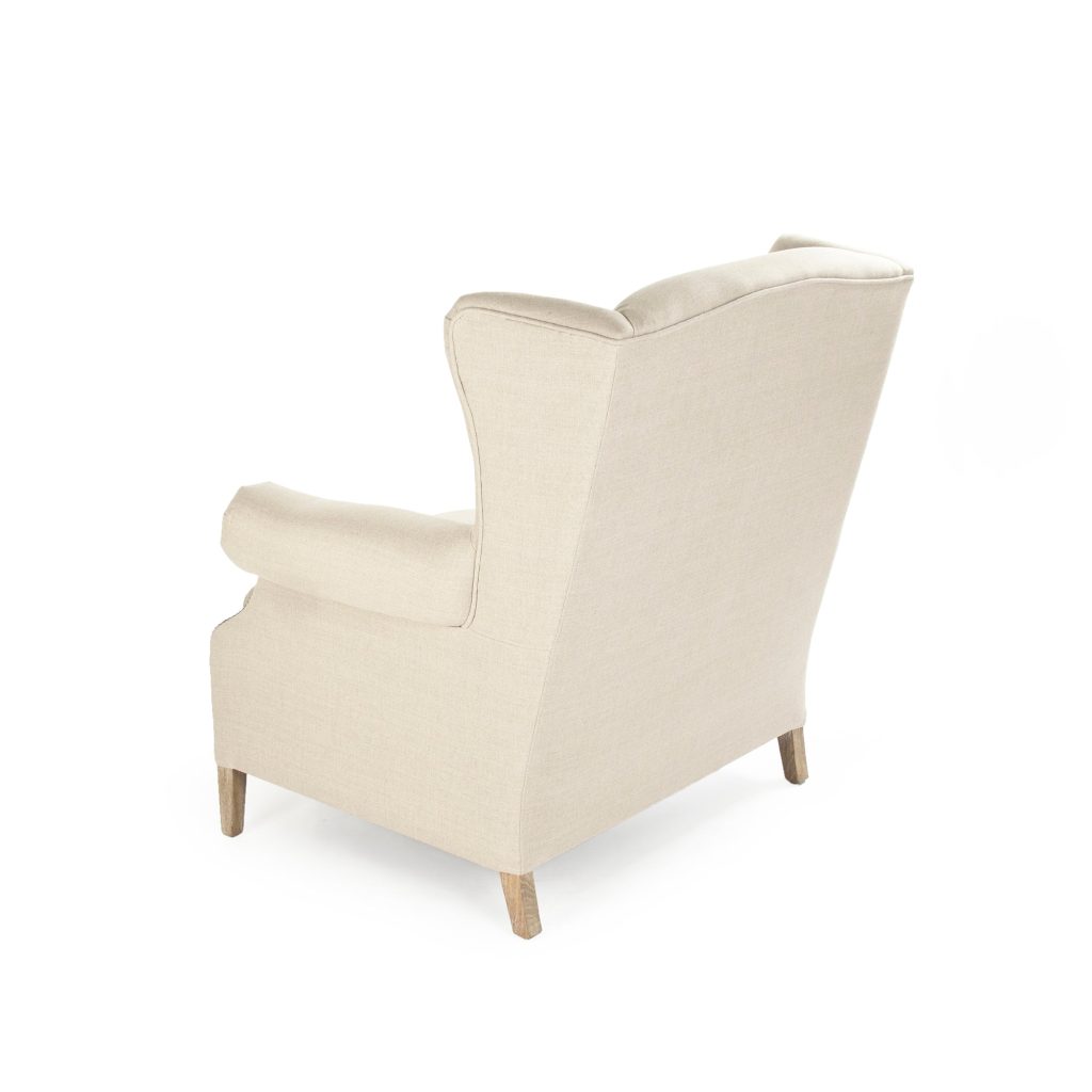 Zentique - Napoleon Half Wingback Chair