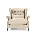Zentique - Napoleon Half Wingback Chair