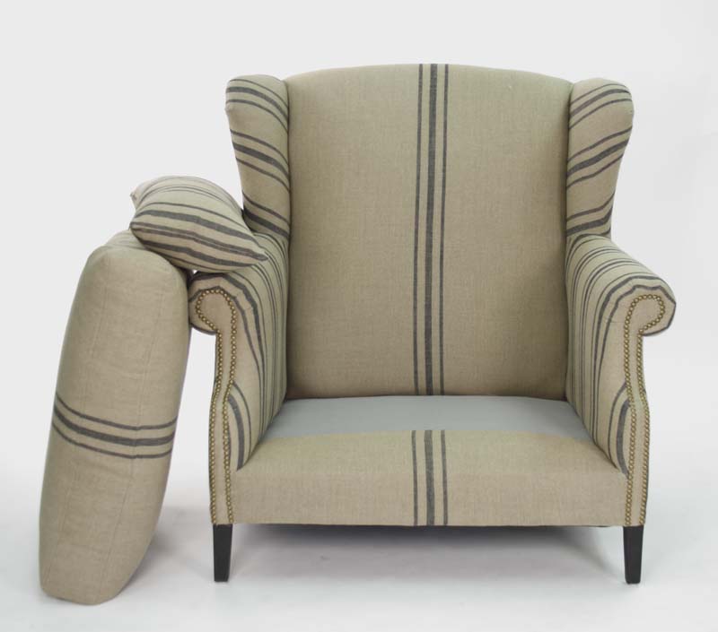 Zentique - Napoleon Half Wingback Chair