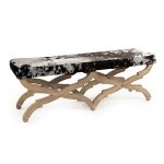 Zentique - Cow Hide Bench CF163 E272 Cow SPBW