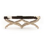 Zentique - Cow Hide Bench CF163 E272 Cow BRW