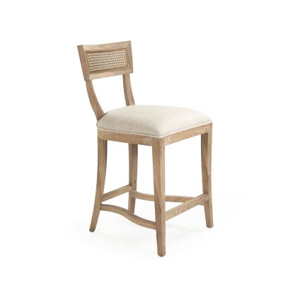 Zentique - Carvell Cane Back Counter Stool