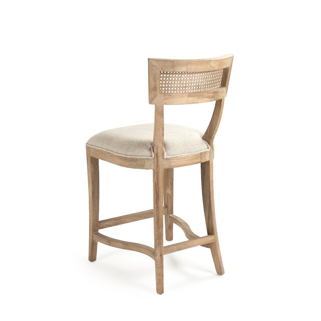 Zentique - Carvell Cane Back Counter Stool
