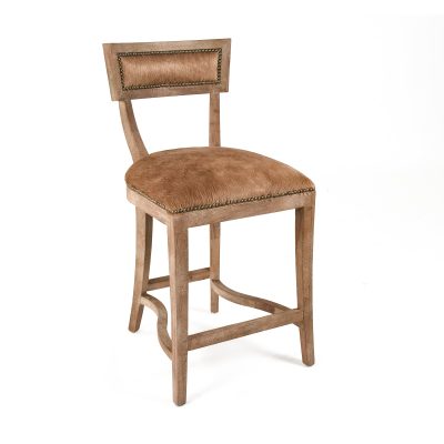 Zentique - Cow Hide Bar / Counter Stool CF282-30 Counter E272 Cow BRW