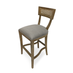 Zentique - Carvell Cane Back Bar Stool