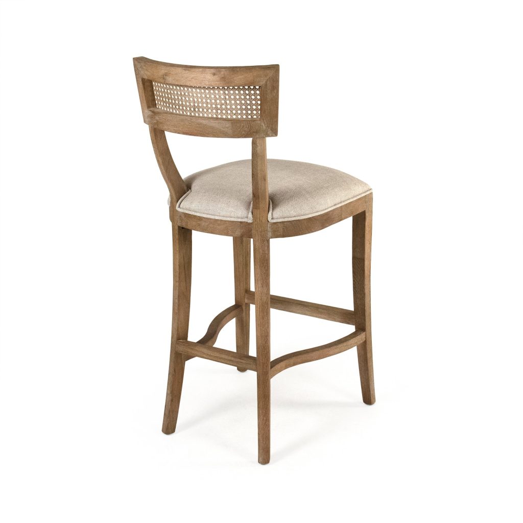 Zentique - Carvell Cane Back Bar Stool