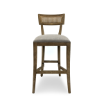 Zentique - Carvell Cane Back Bar Stool