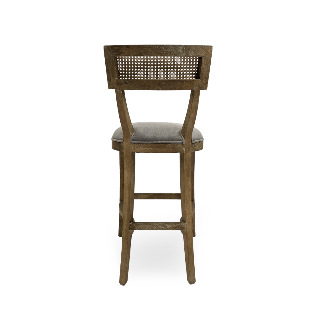 Zentique - Carvell Cane Back Bar Stool